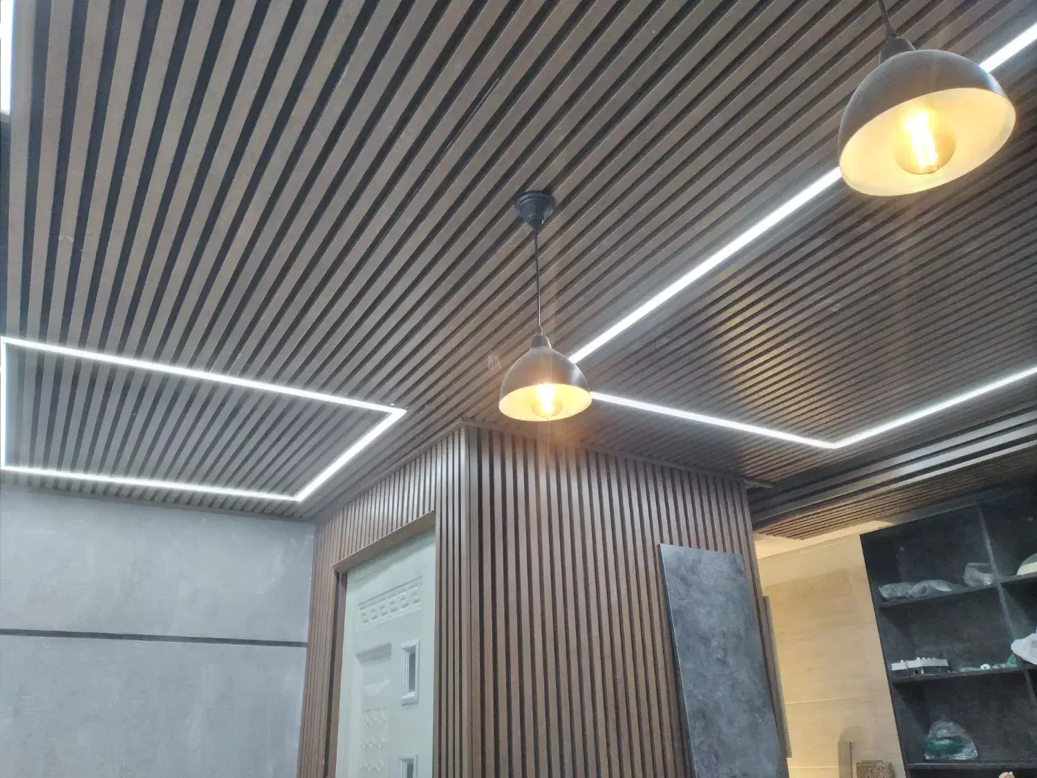 کناف کاری وترمووال. لاین نوری ماربل شیت و نقاشی|خدمات پیشه و مهارت|تبریز, |دیوار