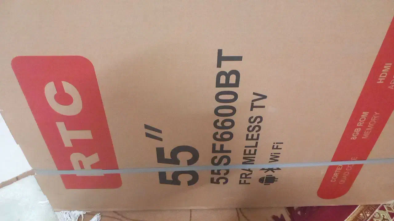 تلویزیون ۵۵ اینچ آر تی سی هوشمند|تلویزیون و پروژکتور|تربتحیدریه, میدان مرکزی|دیوار