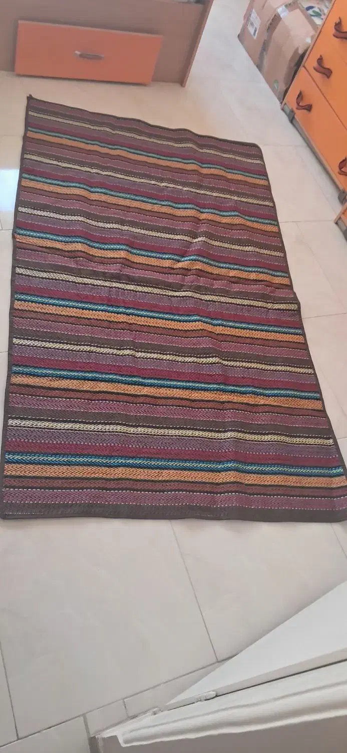 زیراندازجاجیم پشت پشمی|روفرشی|کرج, باغستان|دیوار