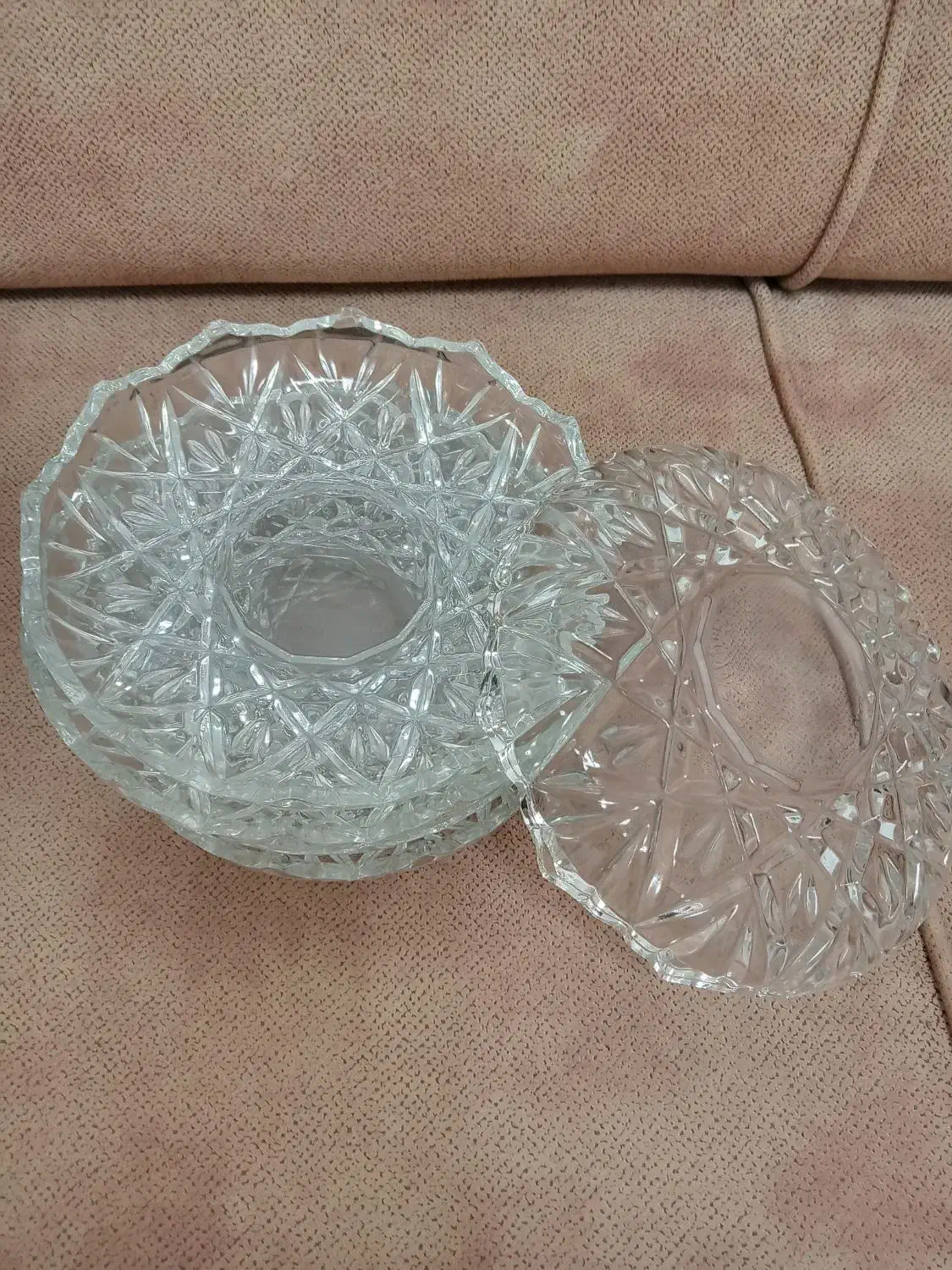 5عدد بشقاب میوه خوری تراش خورده شیک شیک|ظروف سرو و پذیرایی|شیراز, دلجو|دیوار