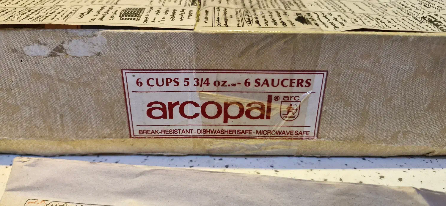 ۱۲ تا فنجون و نعلبکی آرکوپال فرانسه|ظروف سرو و پذیرایی|پردیس, فاز ۱۱|دیوار