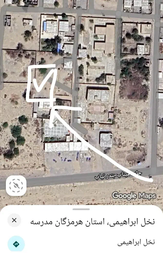 زمین فروشی نخل ابراهیمی|فروش زمین و ملک کلنگی|میناب, |دیوار