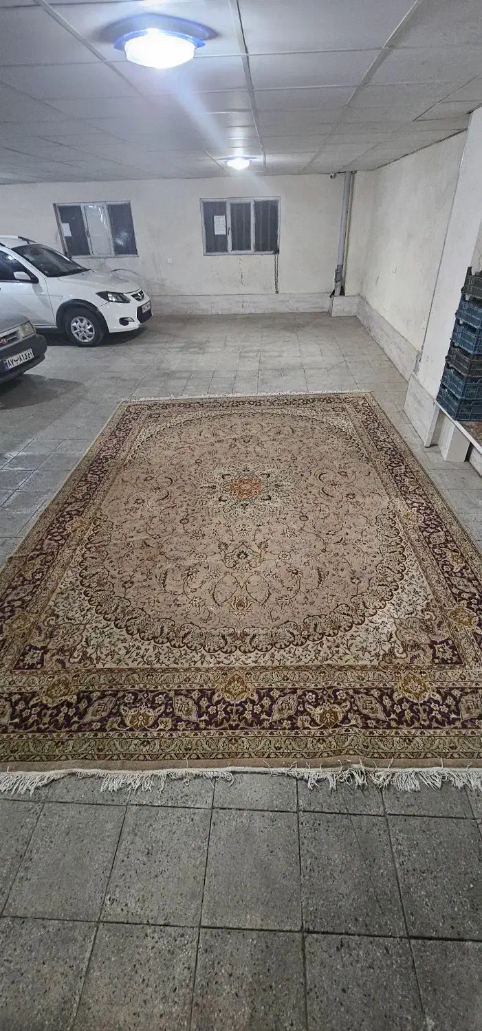 فرش ۱۲رمتری کارکرده مناسب خانه باغ|فرش|سنندج, |دیوار