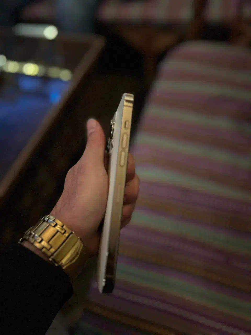 آیفون ۱۴پرومکس طلایی ۲۵۶ zaa|موبایل|پارسآباد, |دیوار