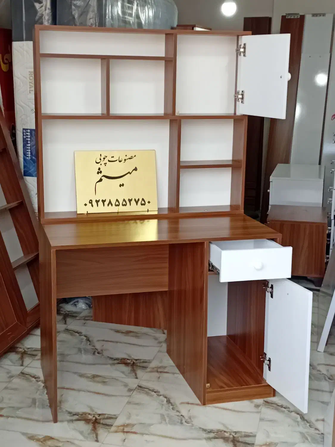 میز تحریر دو رنگ و تک رنگ درسا|میز تحریر و کامپیوتر|بابل, |دیوار