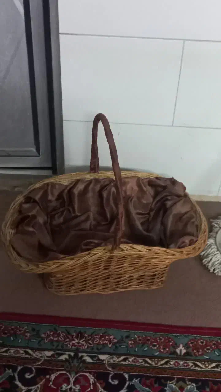 سبد حصیری|صنایع دستی و سایر لوازم تزئینی|قم, باجک یک|دیوار