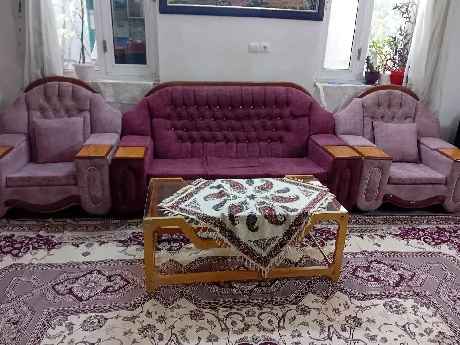 مبل هفت نفره|مبلمان خانگی و میز عسلی|بجنورد, |دیوار