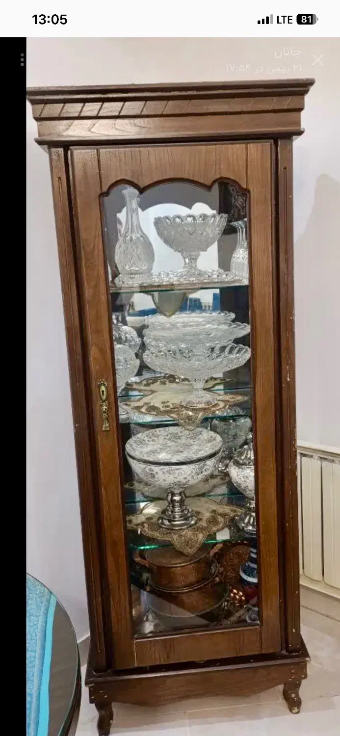 بوفه چوبی|بوفه، ویترین، کنسول|بابل, |دیوار