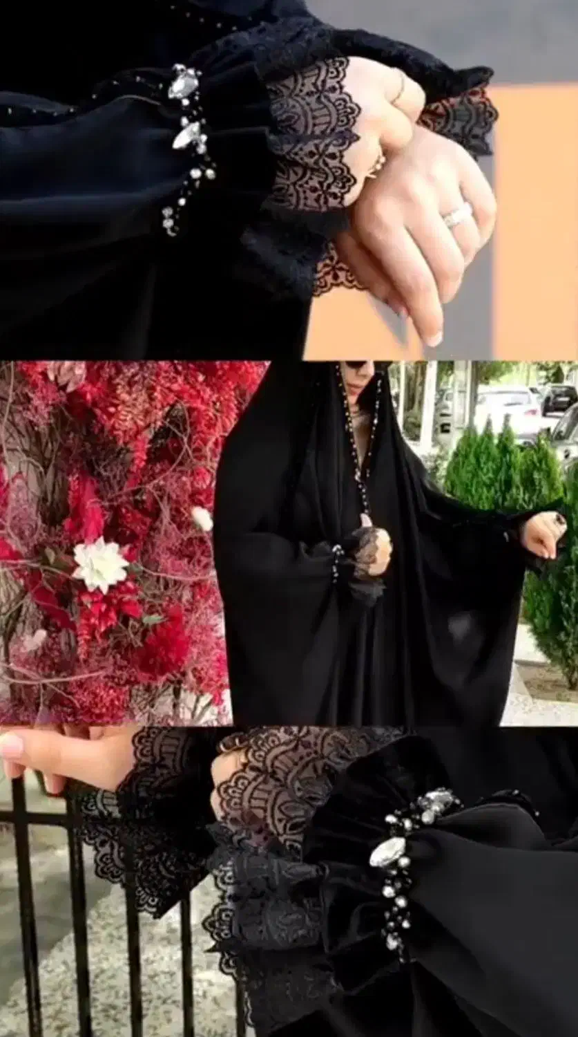 چادر سنگدوزی و نگین دوزی شده|لباس|دورود, |دیوار