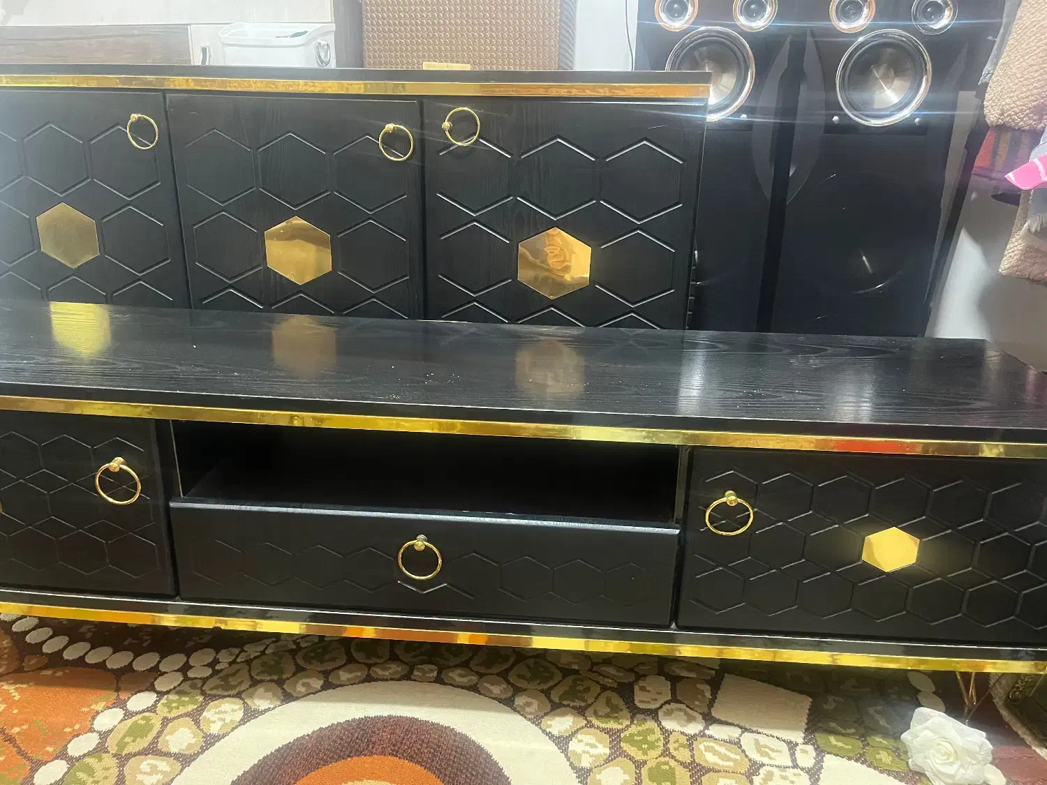 زیر تلوزیونی ،آینه  کنسول|میز تلویزیون|آزادشهر, |دیوار