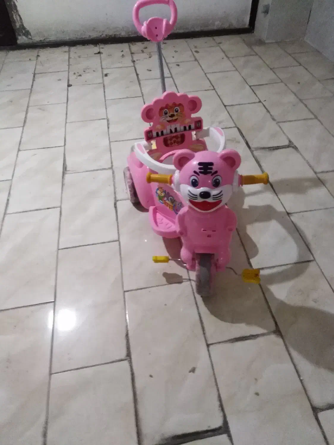 سه چرخه دسته دار موزیکال|دوچرخه، اسکیت، اسکوتر|سهند, |دیوار