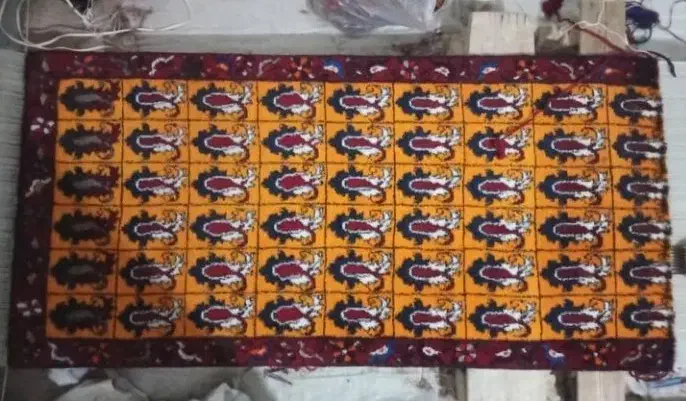 فروش قالیچه ترکی دست باف|فرش|شیراز, کوشک میدان|دیوار