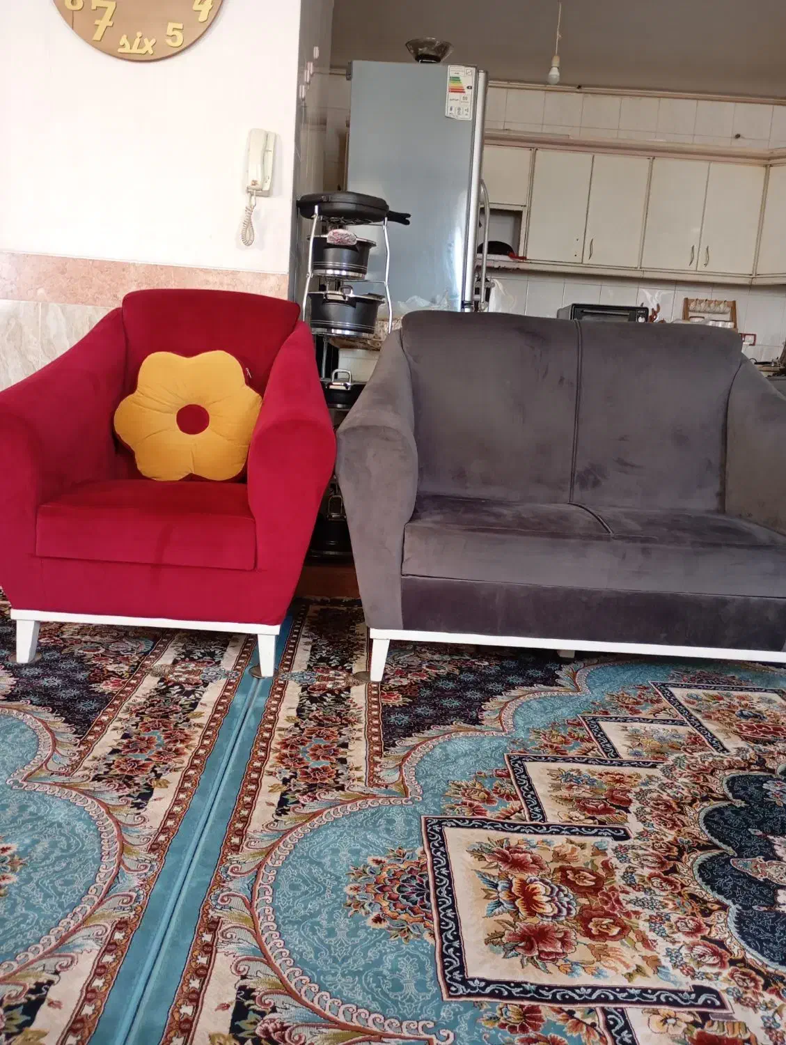 مبل 7نفره|مبلمان خانگی و میز عسلی|شازند, |دیوار