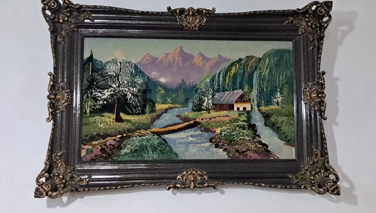 تعدادی تابلوی دستباف|تابلو فرش|کرج, پیشاهنگی|دیوار