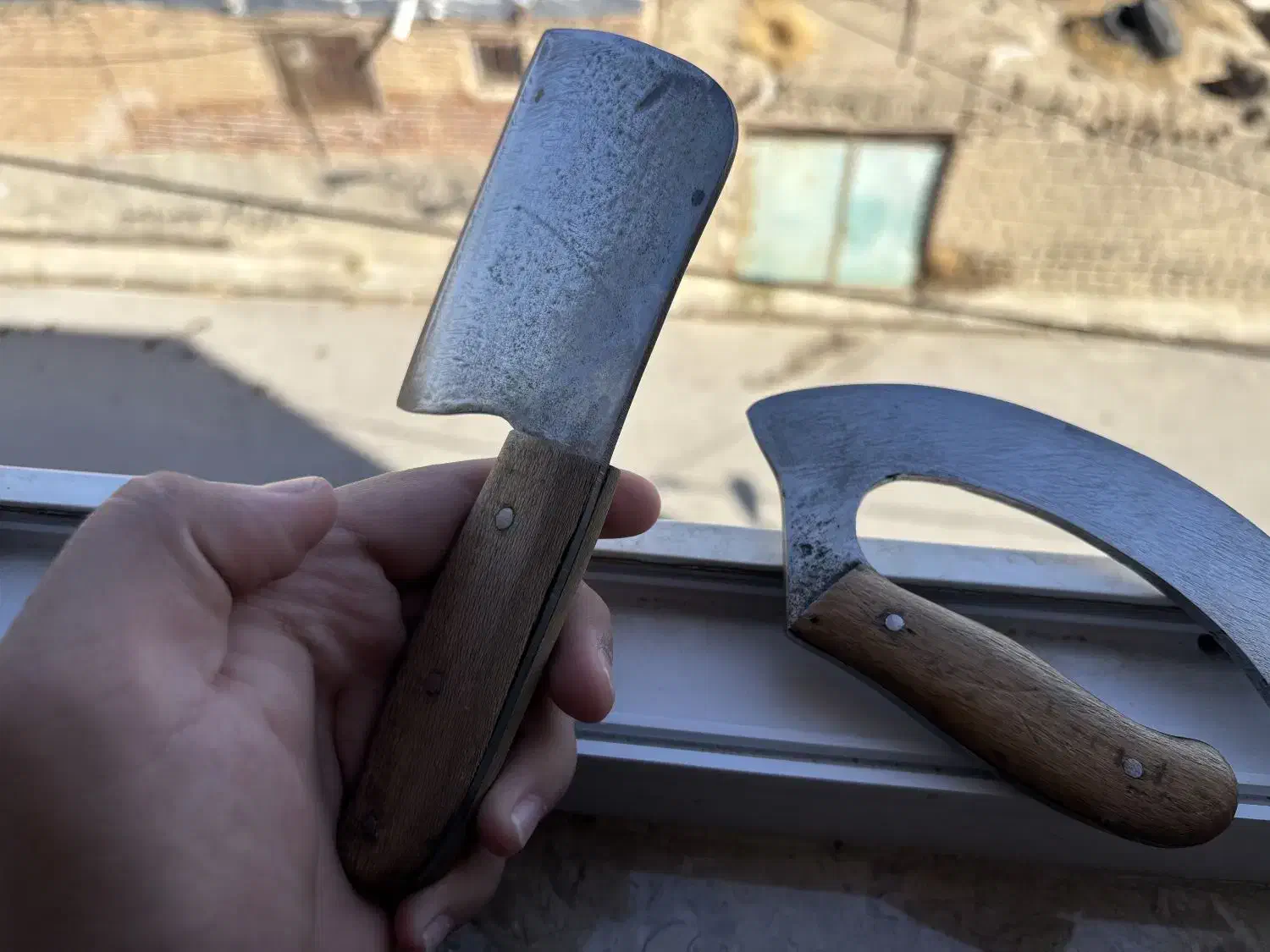 چاقو از فنر دست ساز|کوهنوردی و کمپینگ|نقده, |دیوار