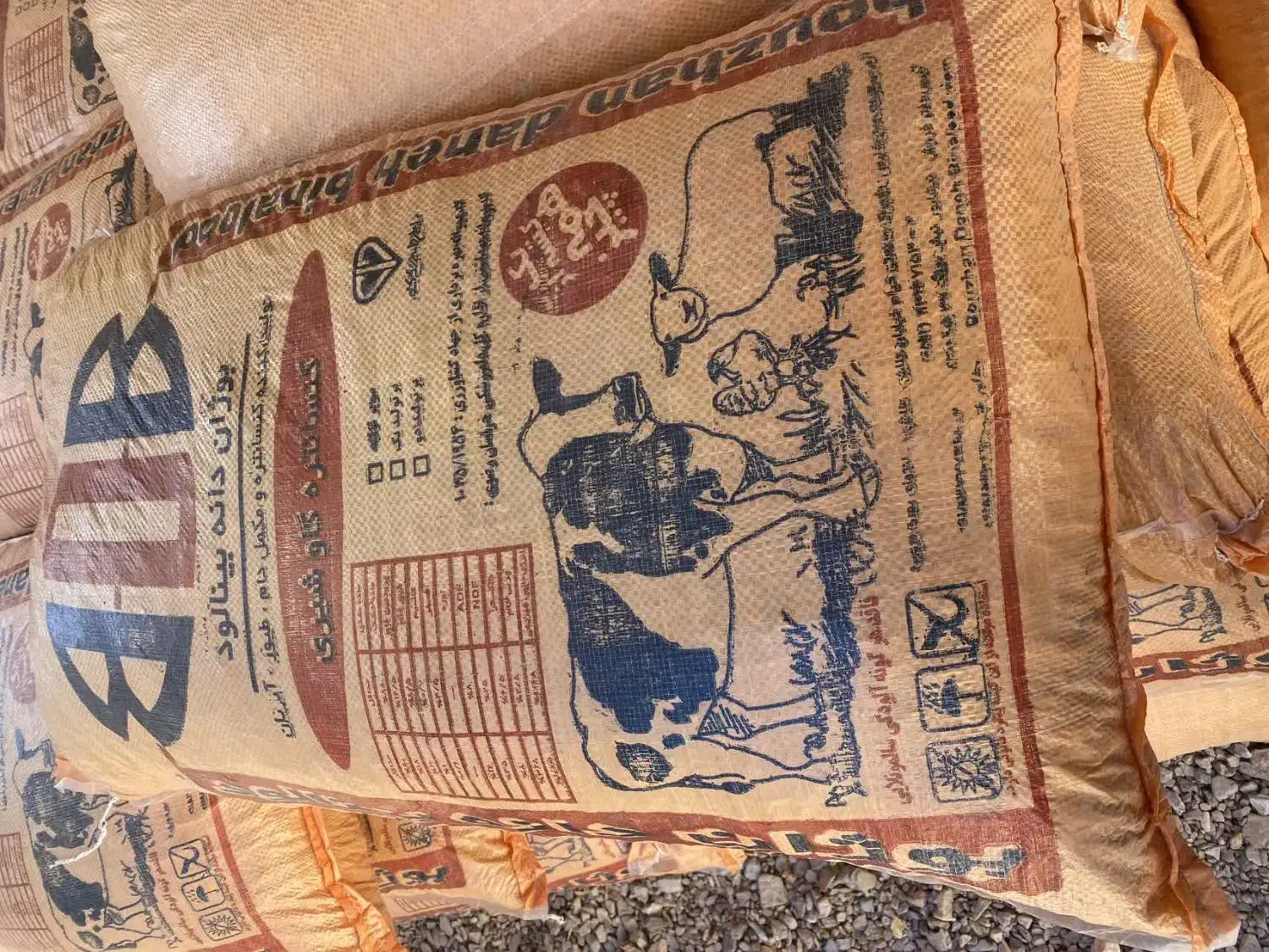 خوراک دام|حیوانات مزرعه|سرایان, |دیوار