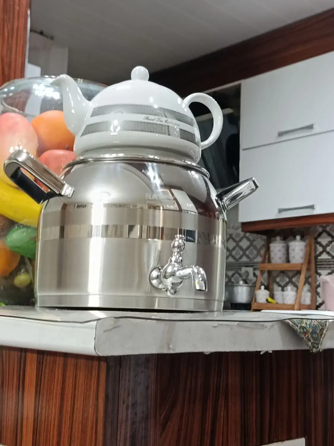 کتری قوری راسل|قوری، کتری، قهوهساز دستی|قزوین, |دیوار