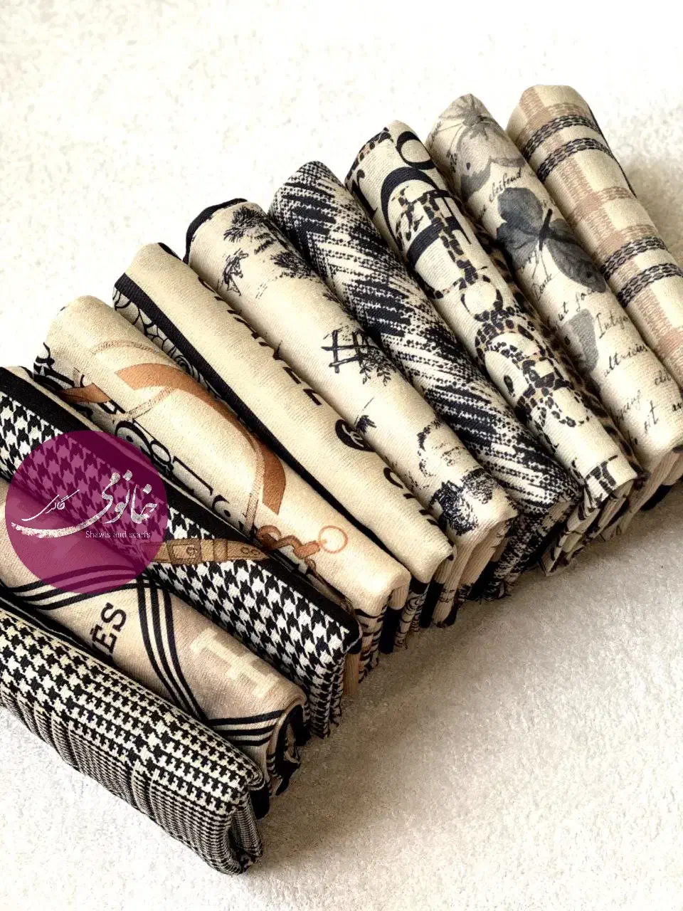 شال مخمل پاییزه طرح‌ها و رنگ‌های جدید|لباس|سبزوار, قائم|دیوار