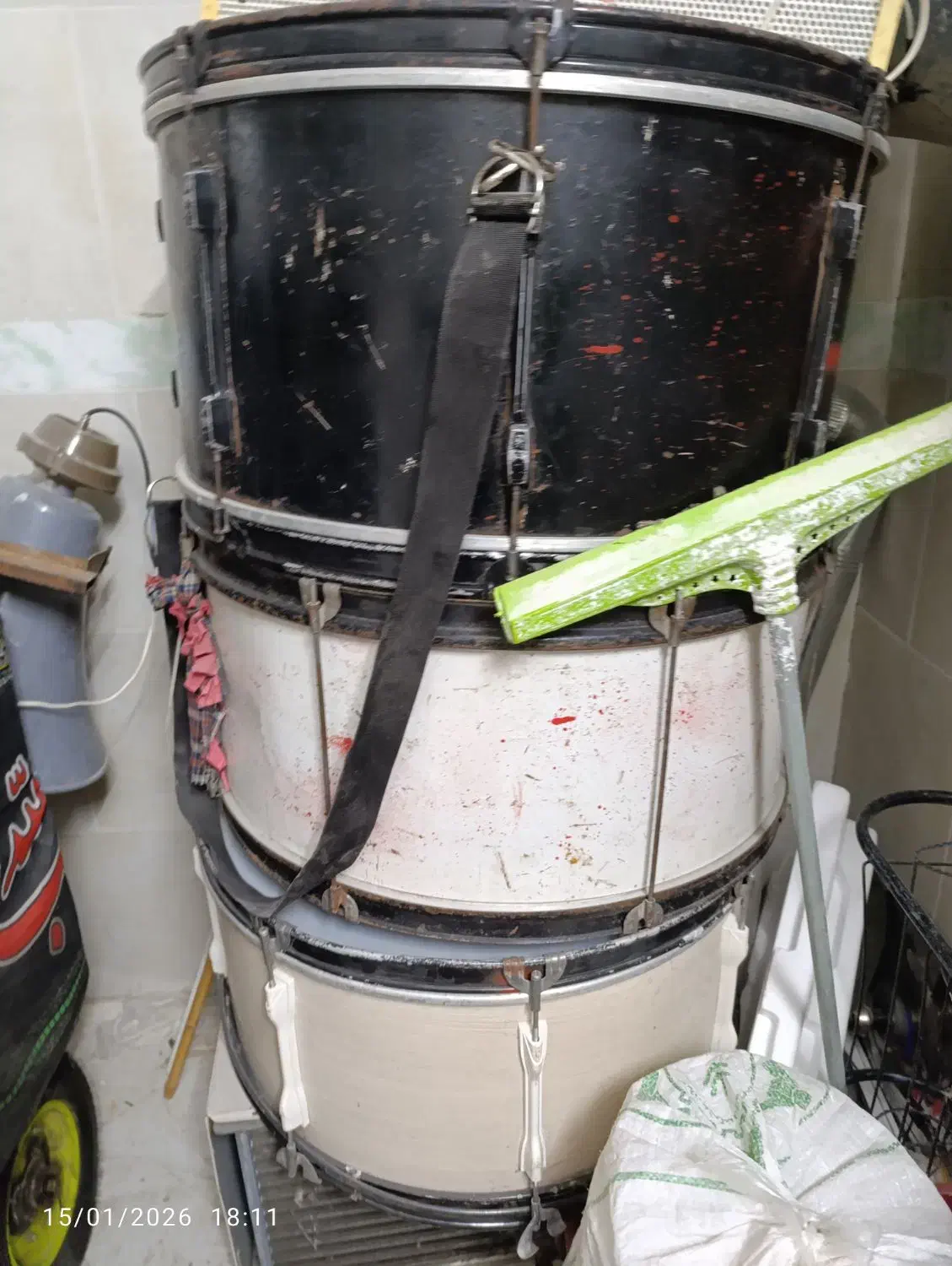 3 عدد طبل|درام و پرکاشن|گرگان, |دیوار