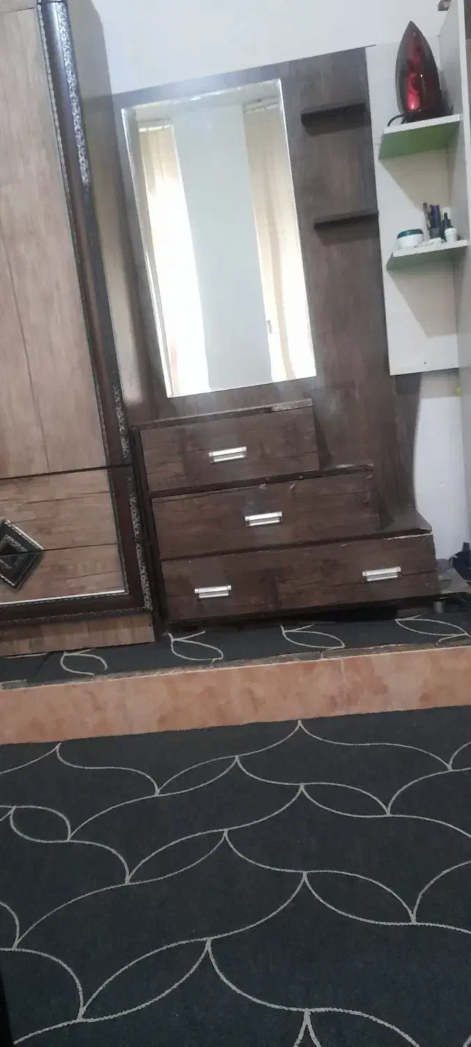 کمد ام دی اف و میز آرایش|جاکفشی، کمد، دراور|شیراز, کوشک میدان|دیوار