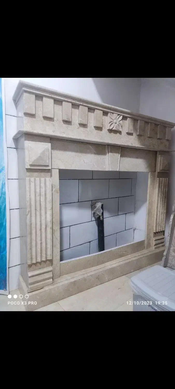 شومینه سنگی|بخاری، هیتر، شومینه|زرند, |دیوار