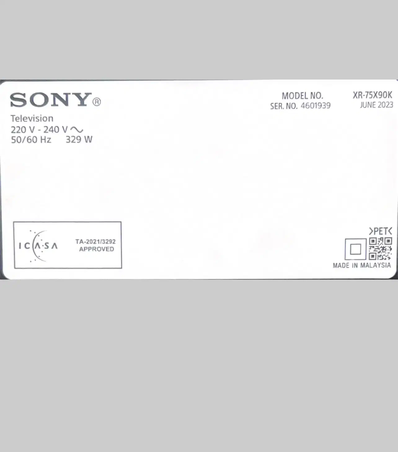 تلویزیون سونی ۷۵ اینچ 75X90K|تلویزیون و پروژکتور|تهران, امیرآباد|دیوار