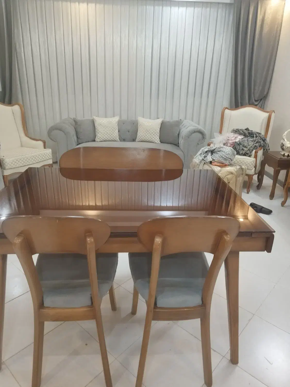 میز نهارخوری چهارنفره|میز و صندلی غذاخوری|گلبهار, شهر جدید گلبهار|دیوار