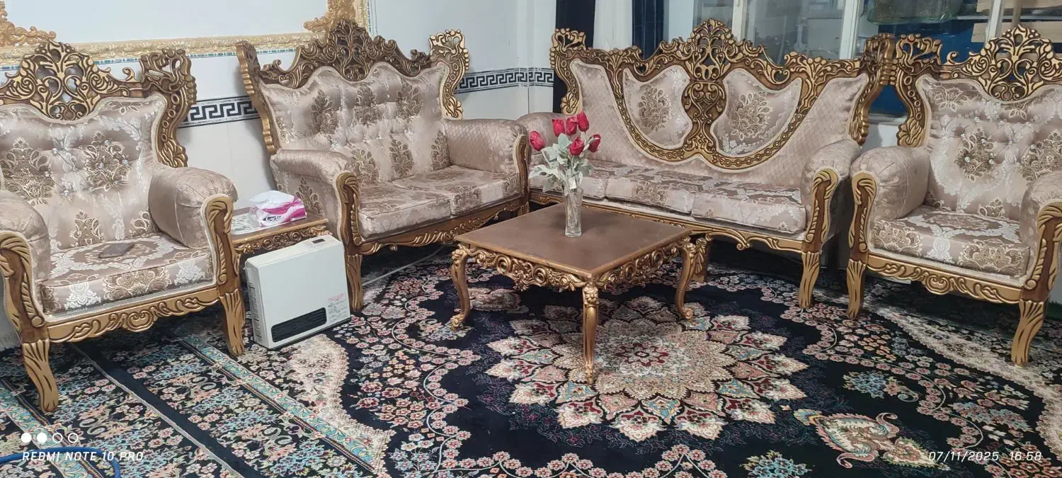 مبل سلطنتی در حد نو|مبلمان خانگی و میز عسلی|سبزوار, رضوی|دیوار