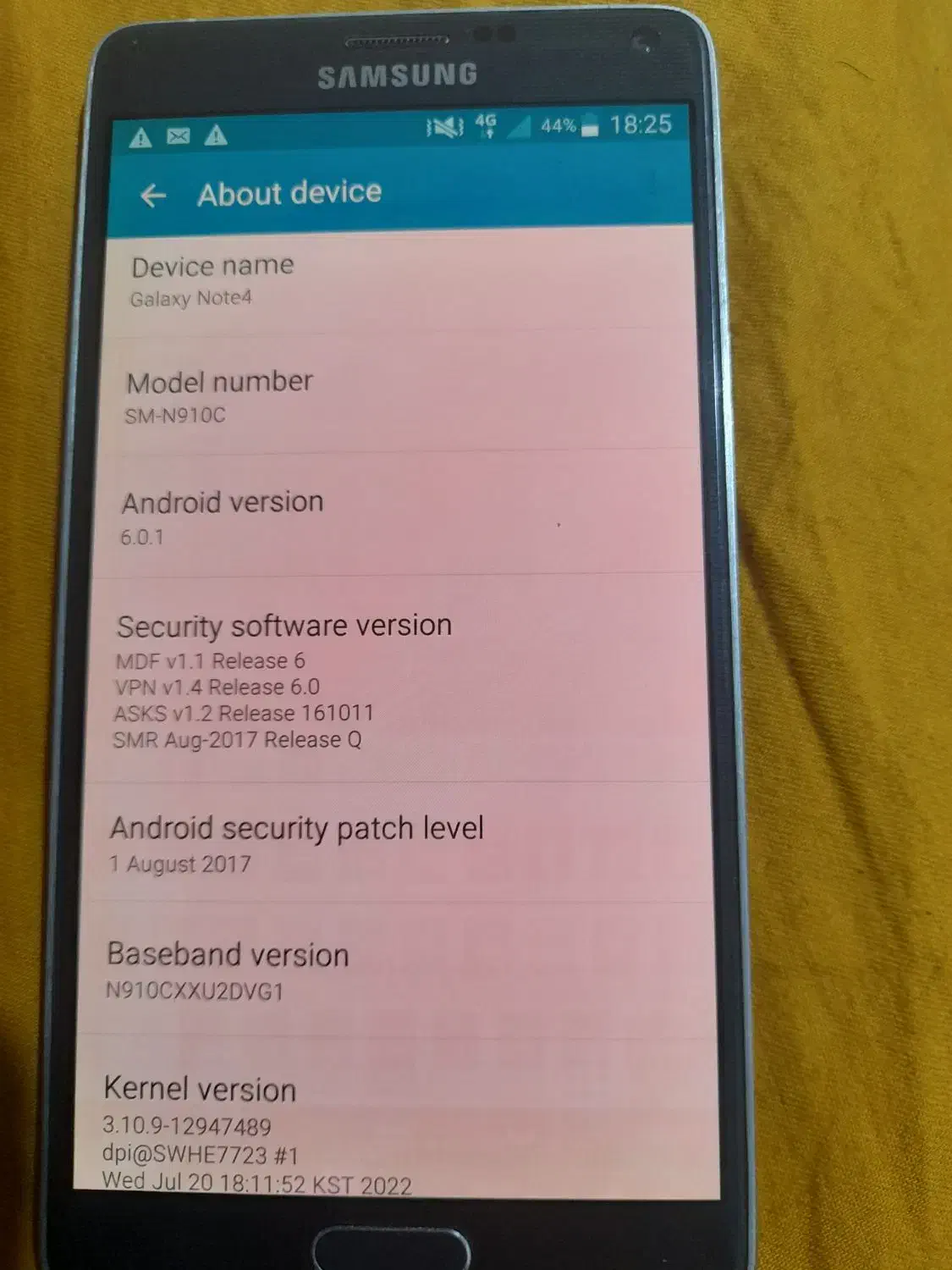 گوشی سامسونگ گلکسی  note4|موبایل|بافت, |دیوار