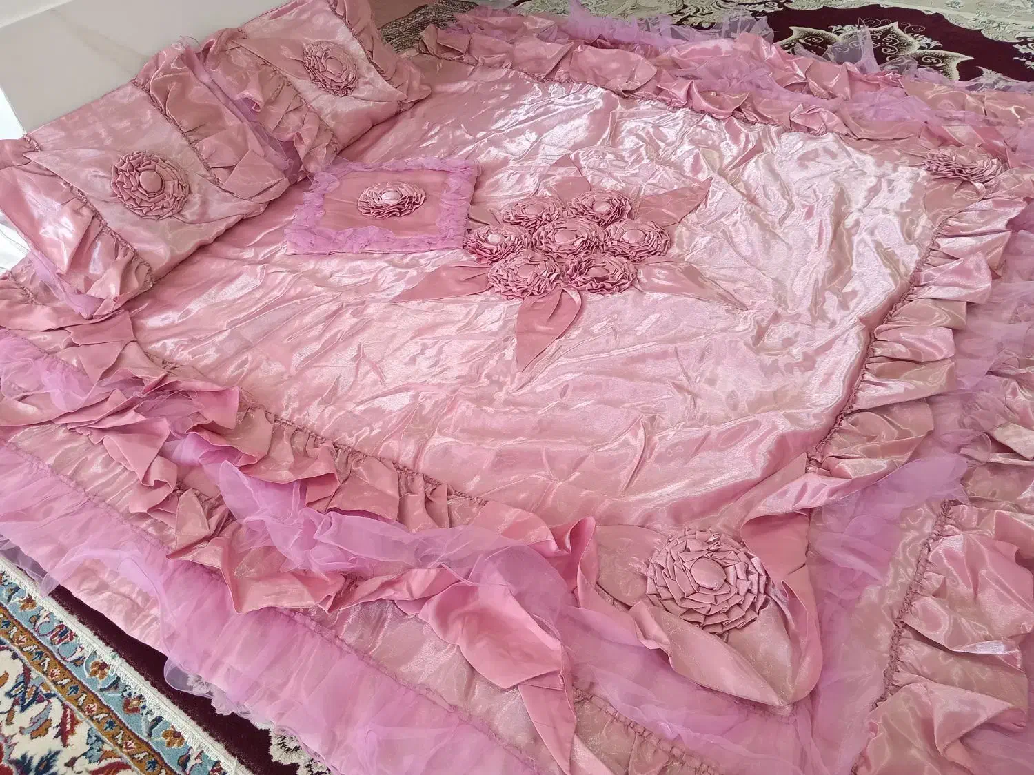 روتختی ساتن عروس|سرویس روتختی|شیروان (خراسان), |دیوار