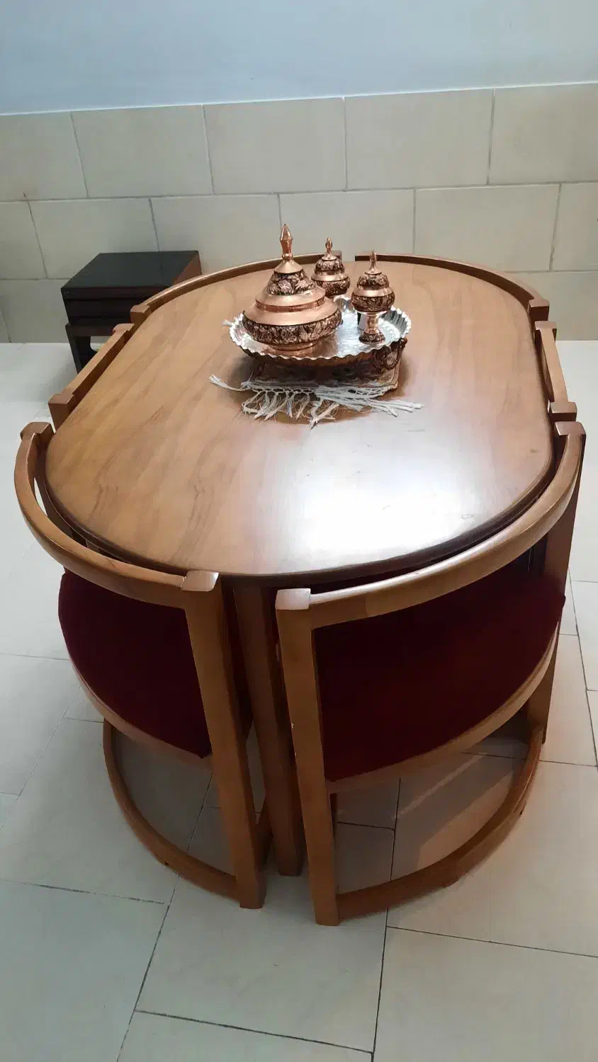 میز و صندلی ناهار خوری شش نفره کم جا|میز و صندلی غذاخوری|شیراز, شهرک مخابرات|دیوار