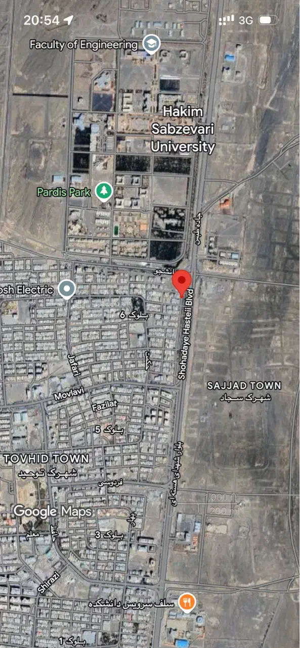 زمین دونبش بلوک ۶ توحید شهر سند تکبرگ ششدانگ|فروش زمین و ملک کلنگی|سبزوار, توحیدشهر|دیوار