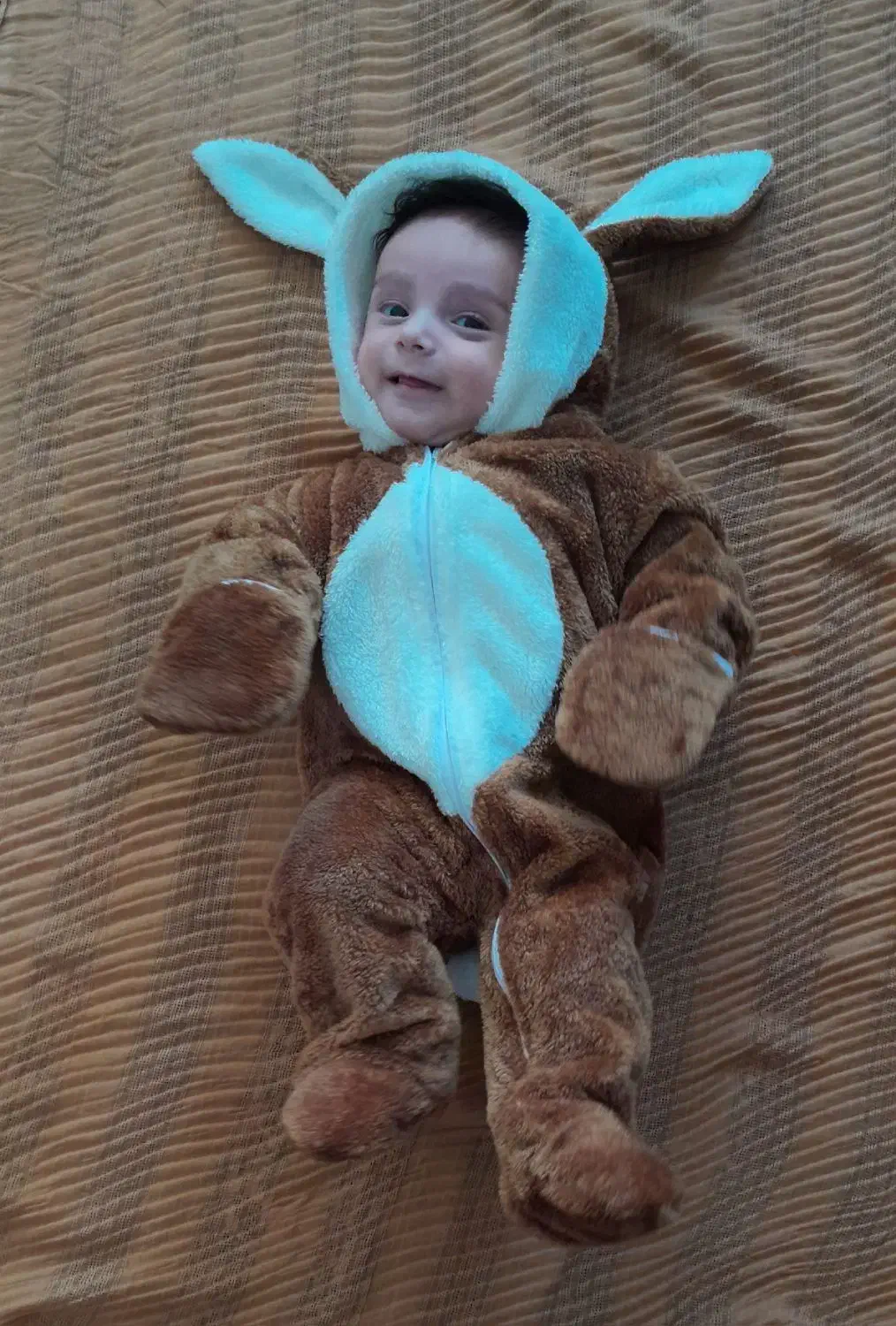 لباس نوزاد کاپشن تو خز دار باخرگوشی خز تو آستر دار|لباس|سقز, |دیوار