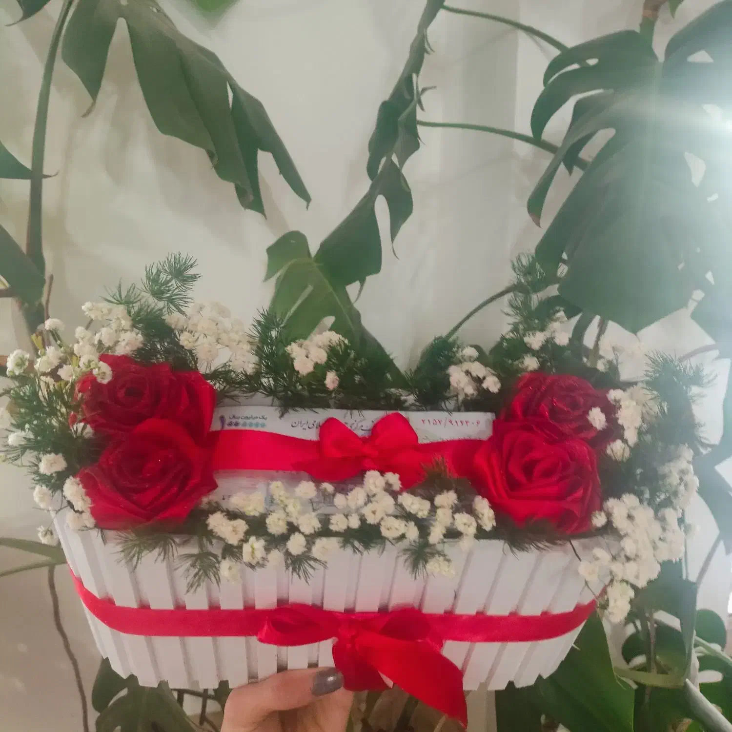 دسته گل ربانی|گل مصنوعی|شهرکرد, |دیوار