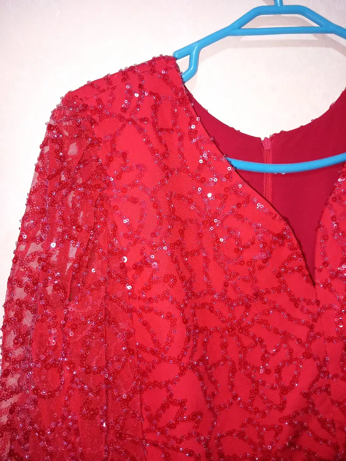 پیراهن مجلسی کاری شده سایز ۴۴ تا ۴۶|لباس|اردبیل, |دیوار