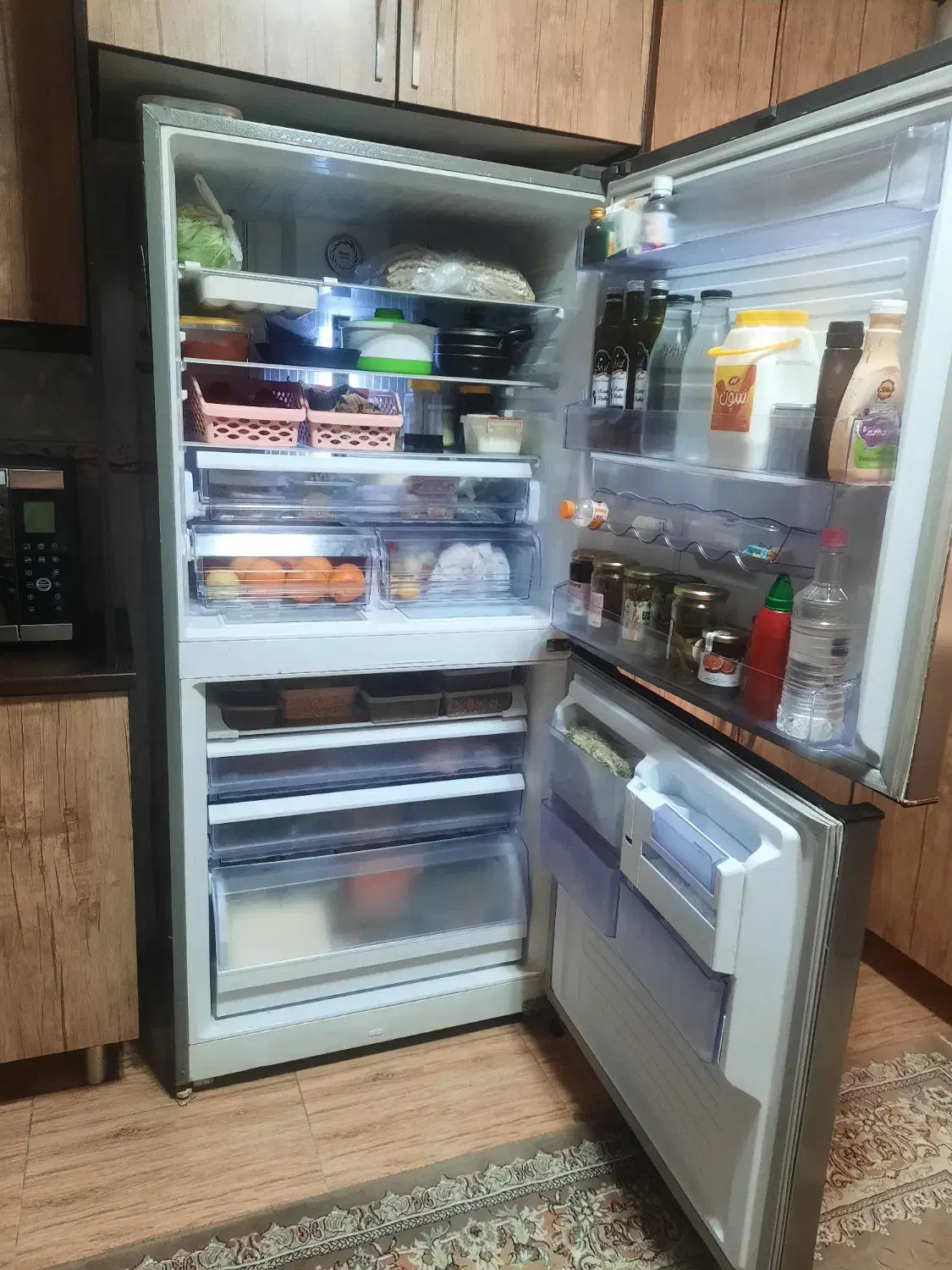 یخچال طرح ساید ۳۰فوت تمیز سالم جادار|یخچال و فریزر|باقرشهر, |دیوار