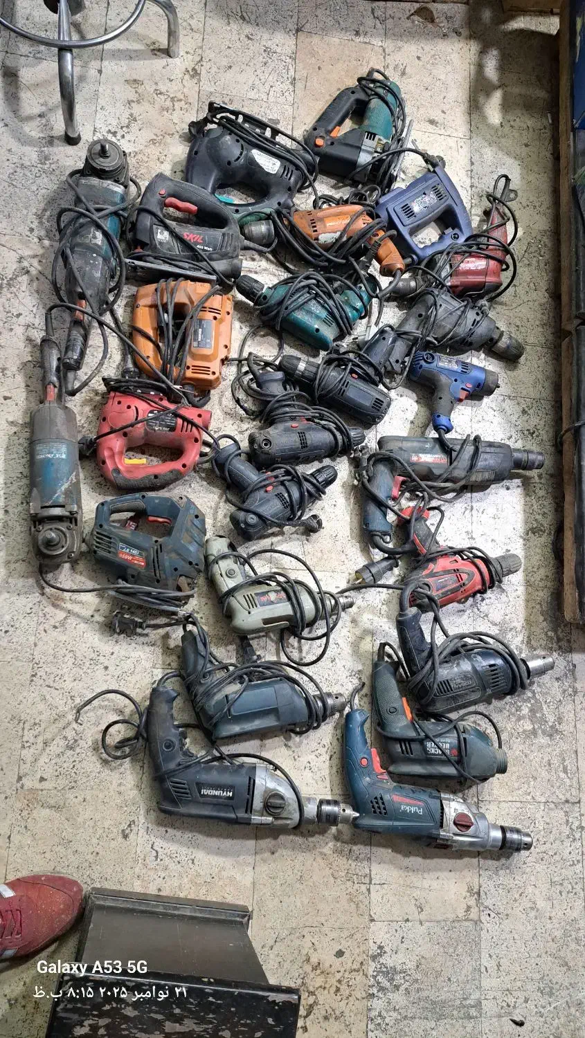 ی سری دریل دستگاه پولش و اره چکشی فروشی فوری|ماشینآلات صنعتی|چهاردانگه (تهران), |دیوار