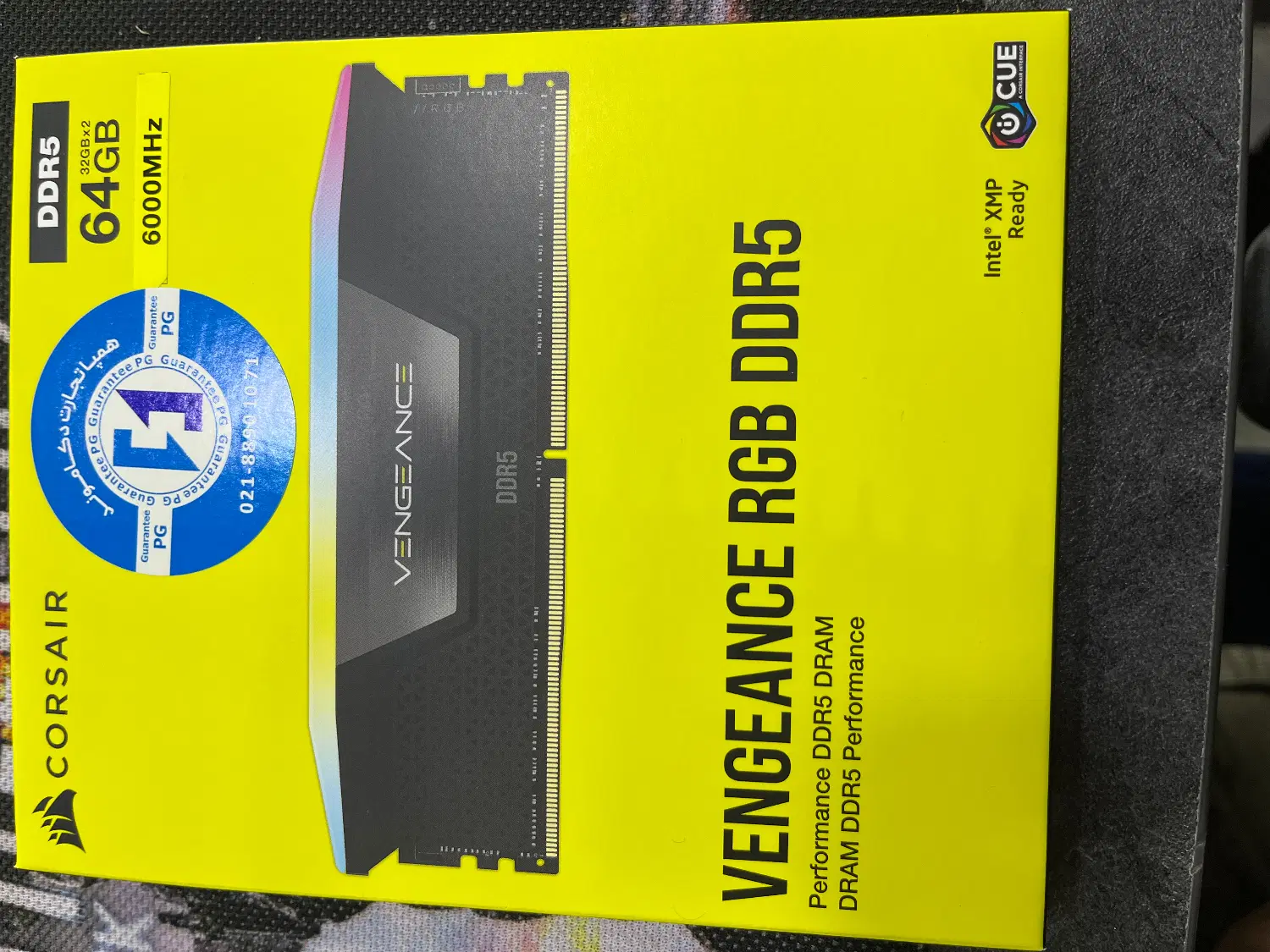 Ram corsair 64 dual 6000 rgb|قطعات و لوازم جانبی رایانه|تهران, فلسطین (میدان انقلاب)|دیوار