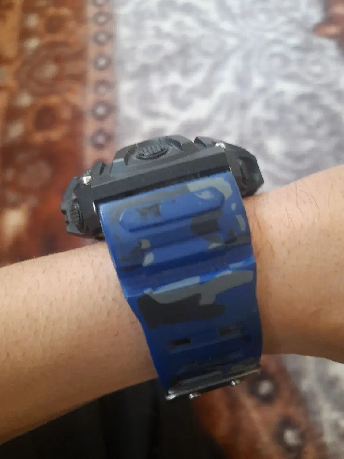 ساعت زیبا مردانه آبی دیجیتال|ساعت|خوی, |دیوار