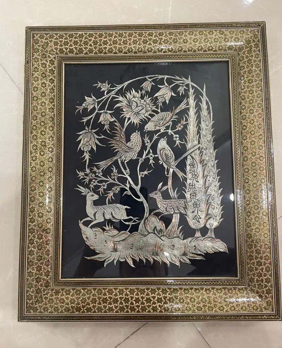 تابلوهای معرق مشبک سوزن دوزی|صنایع دستی و سایر لوازم تزئینی|مشکین‌دشت, |دیوار