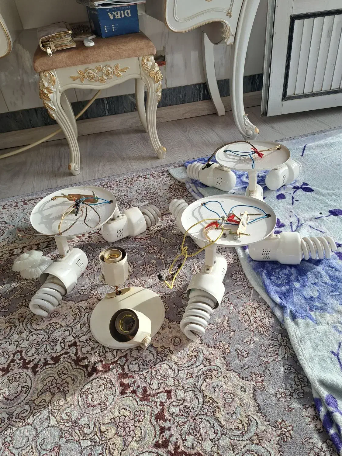 لوستر با لامپ|لوستر و چراغ آویز|میاندوآب, |دیوار