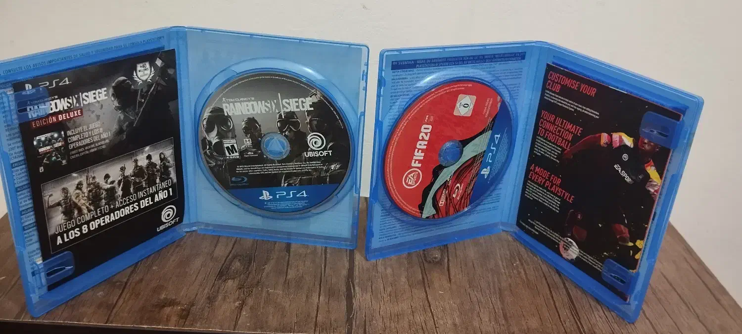 بازی rainbowsix و fifa2020 برای ps4|کنسول، بازی ویدئویی و آنلاین|زنجان, |دیوار