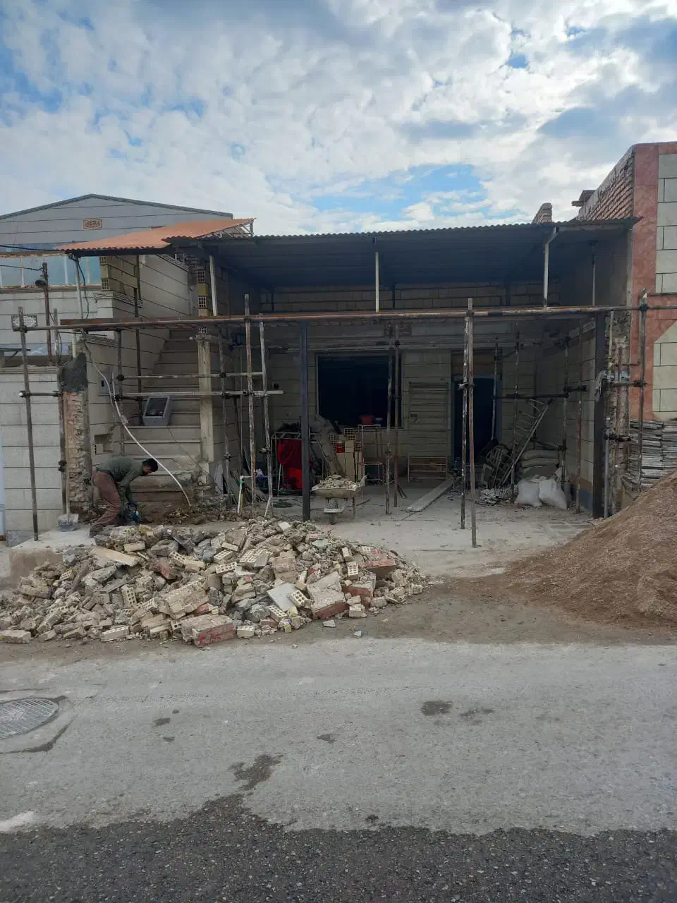 تخریب و مقاوم سازی و اهنکشی|خدمات پیشه و مهارت|اهواز, زیتون کارمندی|دیوار