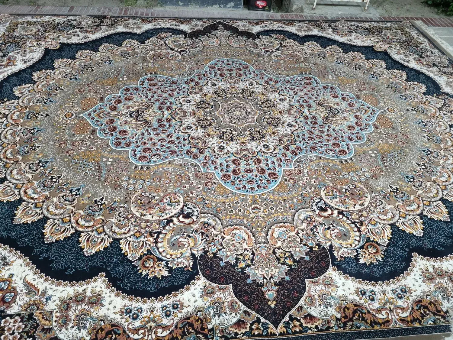 یک جفت۹ متری ۱۰۰۰شانه ارکیده|فرش|اصفهان, مارچین|دیوار