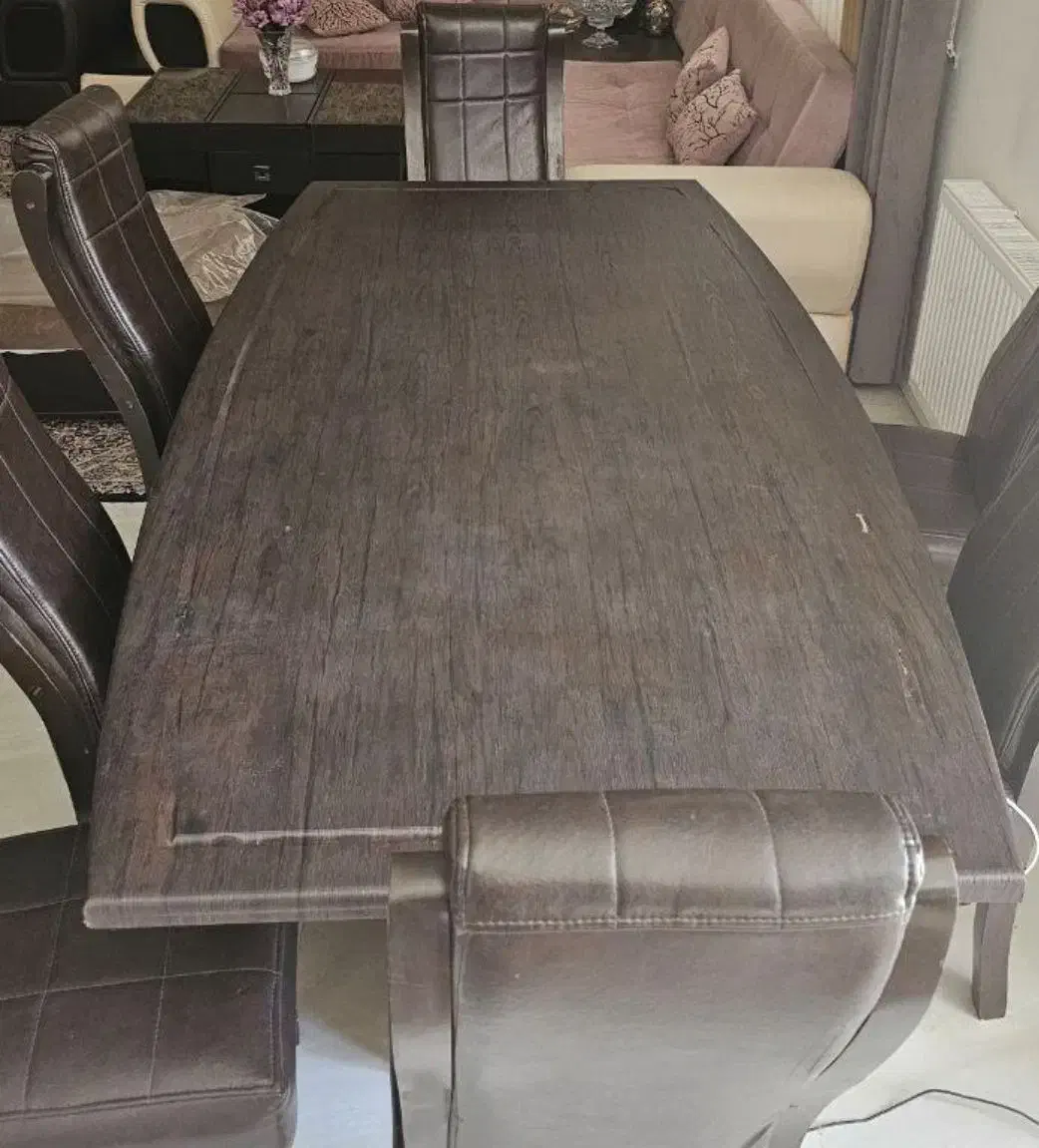 میز ناهارخوری ۸نفره|میز و صندلی غذاخوری|کرمان, |دیوار