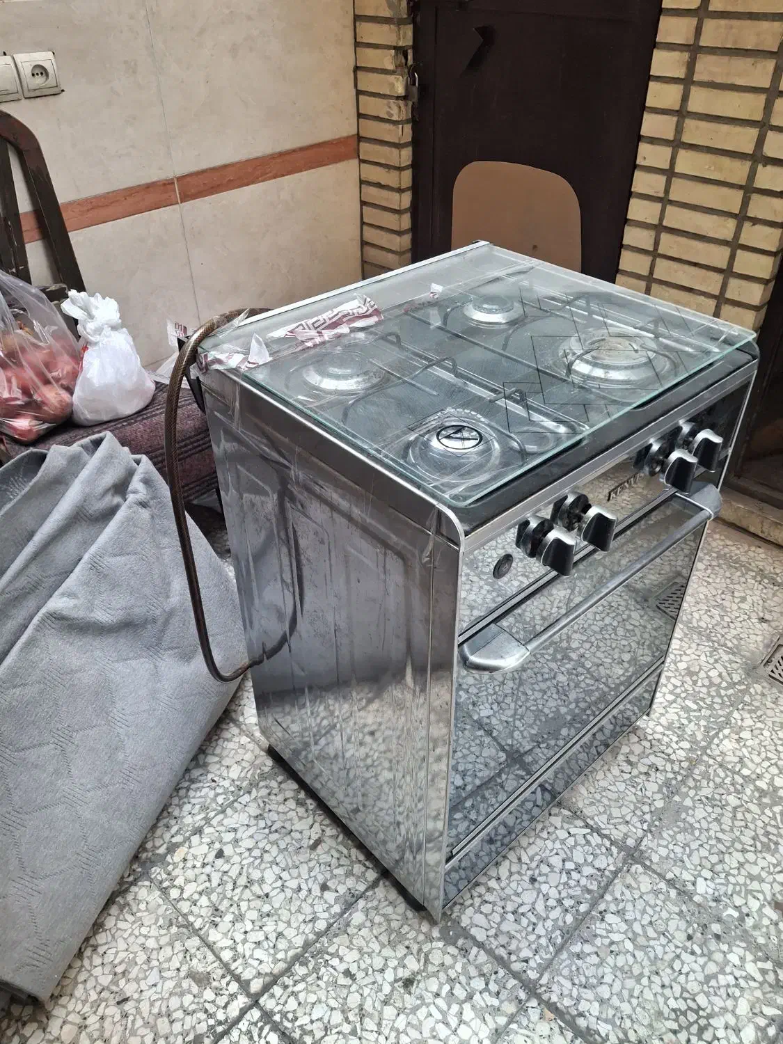 گاز 4 شعله خانگی در حد|اجاق گاز و لوازم برقی پخت‌وپز|تهران, هاشم‌آباد|دیوار