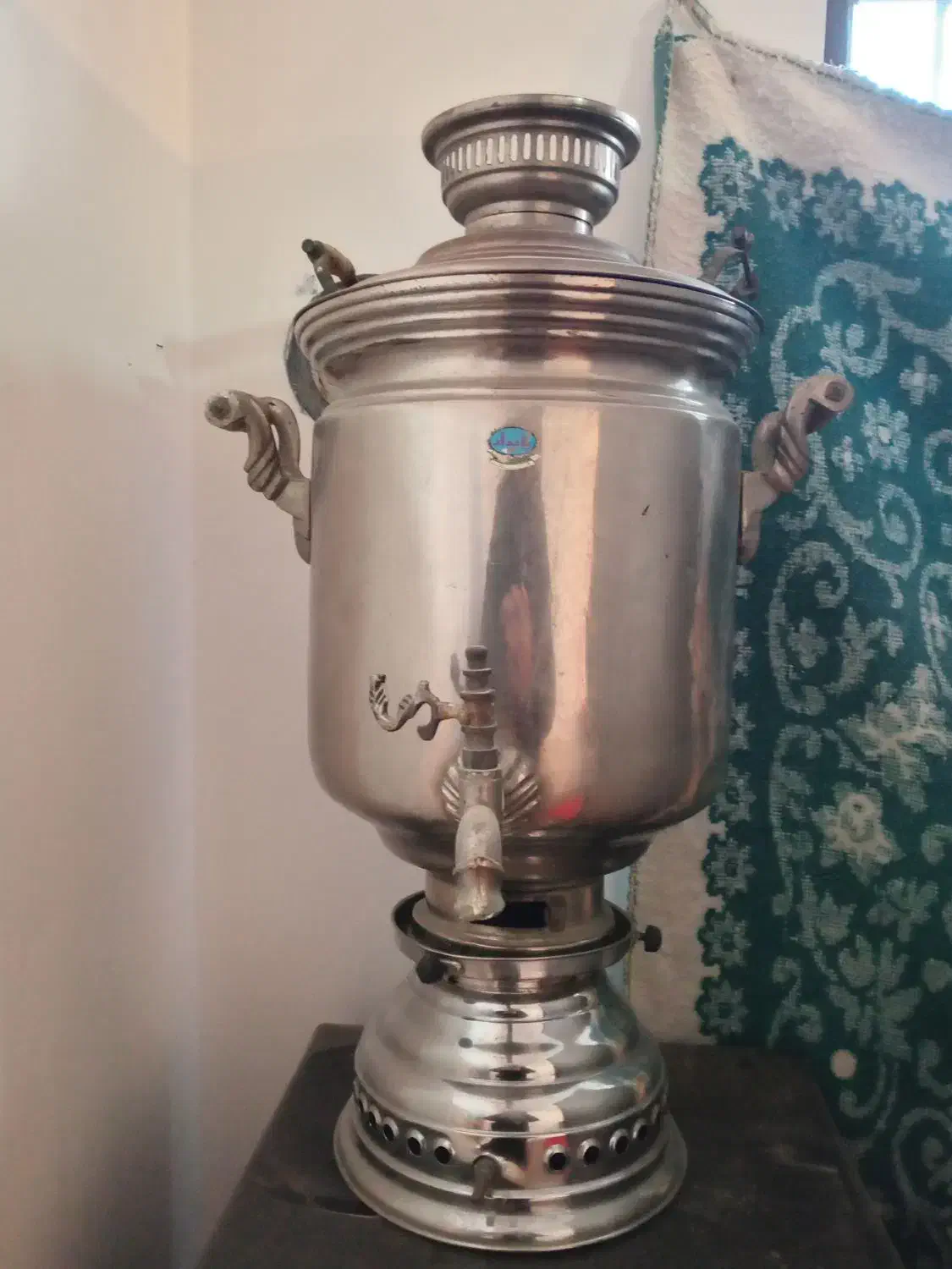 سماور مسی ۲۰ لیتری گازی|سماور، چایساز، قهوهساز|رزن, |دیوار