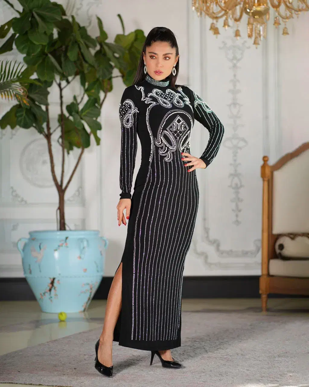 لباس مجلسی ماکسی|لباس|کرج, خرمدشت|دیوار