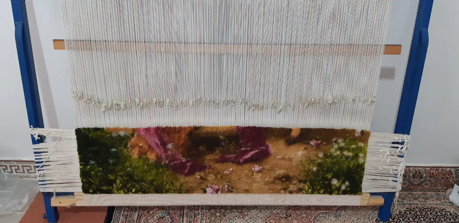 تابلو فرش نیمه کاره|تابلو فرش|تهران, شهرک ولیعصر جنوبی|دیوار