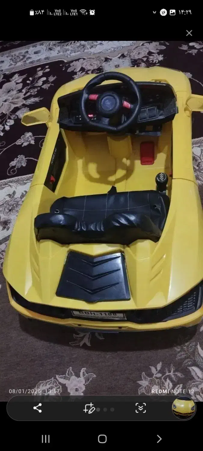 ماشین شارژی|اسباب‌بازی بچه|تربت‌حیدریه, جانبازان|دیوار